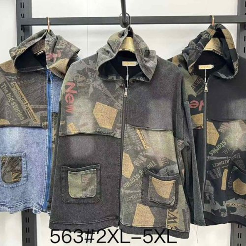 Куртка Even&Efair (2XL-5XL) 563 l.blue (деми) Even&Efair 563 l.blue