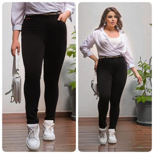 Штаны Lady N (31-38) 053 black (деми) Lady N 053 black