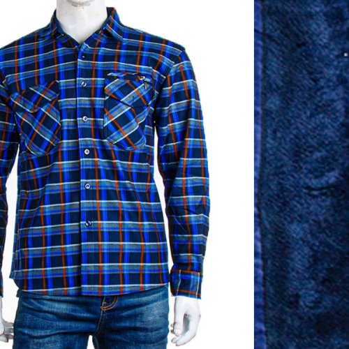 Рубашка Logaster (XL-5XL) A647 navy (зима) Logaster A647 navy