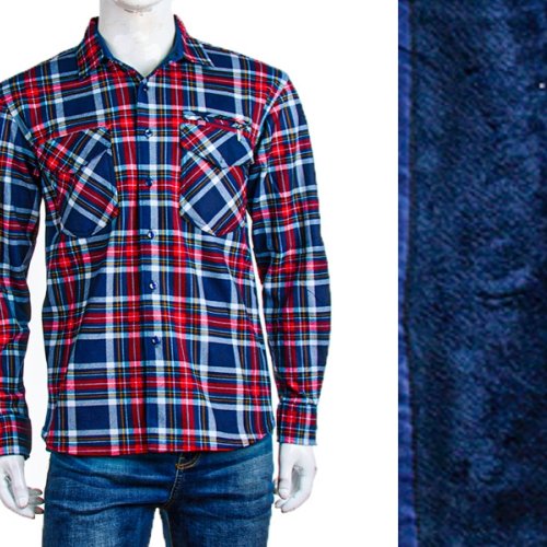 Рубашка Logaster (XL-5XL) A647 red (зима) Logaster A647 red