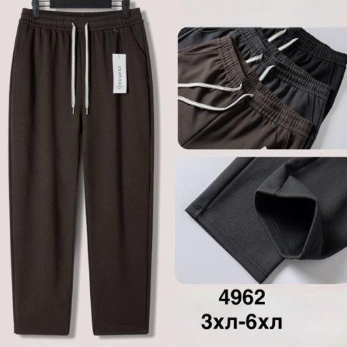 Штаны спорт Minh (3XL-6XL) 4962 black (деми) Minh 4962 black