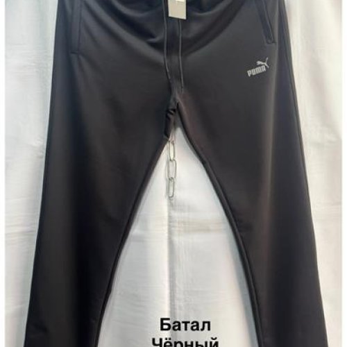 Штаны спорт Minh (2XL-5XL) MH1166 black (деми) Minh MH1166 black
