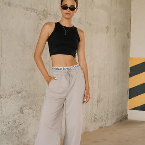 Штаны спорт Little Secret (M-XL) 19718 grey (деми) Little Secret 19718 grey