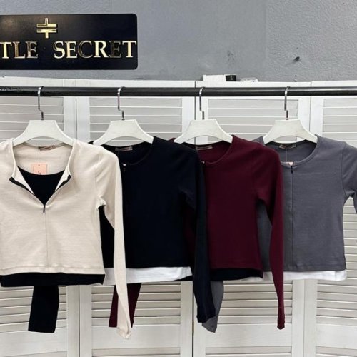 Топ Little Secret (S-L) 400740 grey (деми) Little Secret 400740 grey