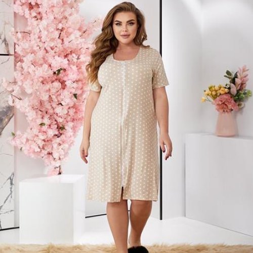 Халат BAT (50-60) 1040-2 beige (лето) BAT 1040-2 beige