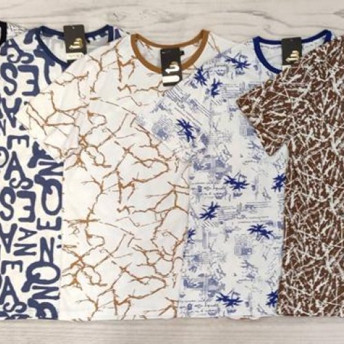 Футболка Samo (48-56) 5795 white-beige (лето) Samo 5795 white-beige