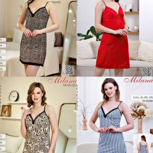 Ночнушка Samo (46-56) TA01-067 red (лето) Samo TA01-067 red