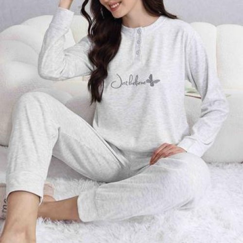 Пижама Brilliant (3XL-7XL) 70218 l.grey (деми) Brilliant 70218 l.grey