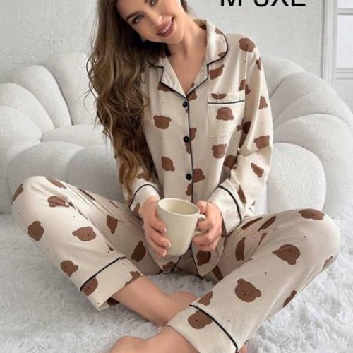 Пижама Brilliant (3XL-7XL) 70239 beige (деми) Brilliant 70239 beige