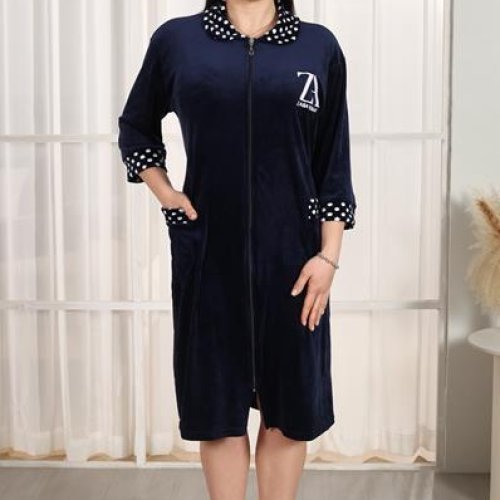 Халат Brilliant (58-66) 70C navy (деми) Brilliant 70C navy