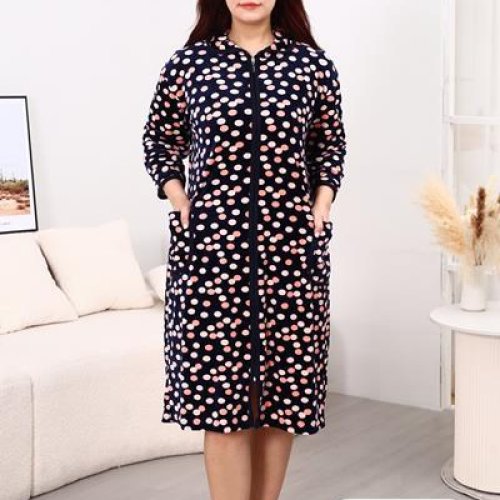 Халат Brilliant (54-62) 800-109 navy (деми) Brilliant 800-109 navy