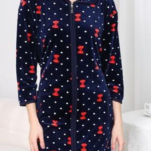 Халат Brilliant (58-66) 800-143 navy (деми) Brilliant 800-143 navy