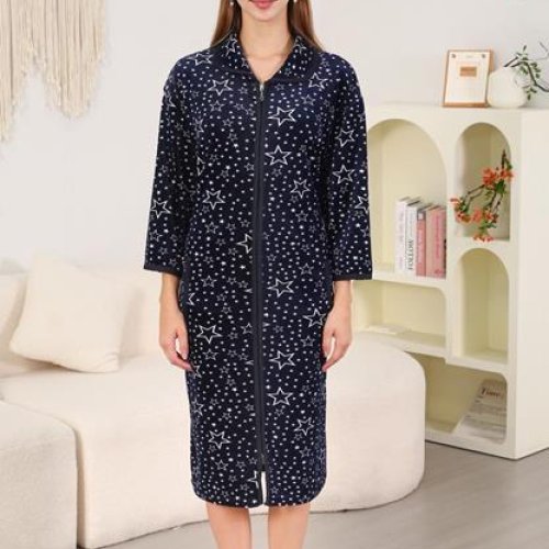 Халат Brilliant (54-62) 800-237 navy (деми) Brilliant 800-237 navy