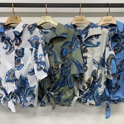 Рубашка Yafeier (3XL-7XL) 8646 khaki (лето) Yafeier 8646 khaki