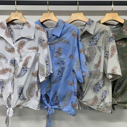 Рубашка Yafeier (3XL-7XL) 8715 grey (лето) Yafeier 8715 grey