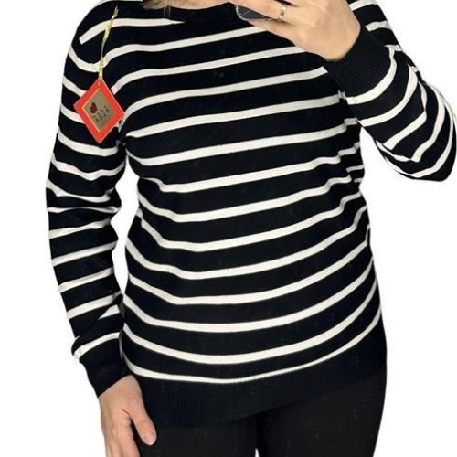 Свитер LeVisha (48-52) 24004 black-white (деми) LeVisha 24004 black-white