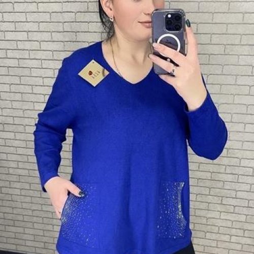 Свитер LeVisha (52-58) 25204 blue (деми) LeVisha 25204 blue
