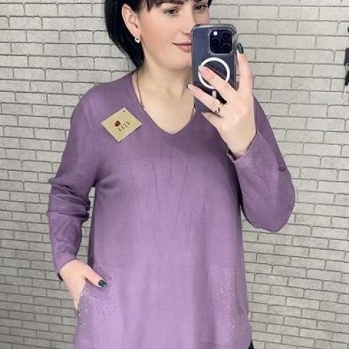 Свитер LeVisha (52-58) 25204 lilac (деми) LeVisha 25204 lilac