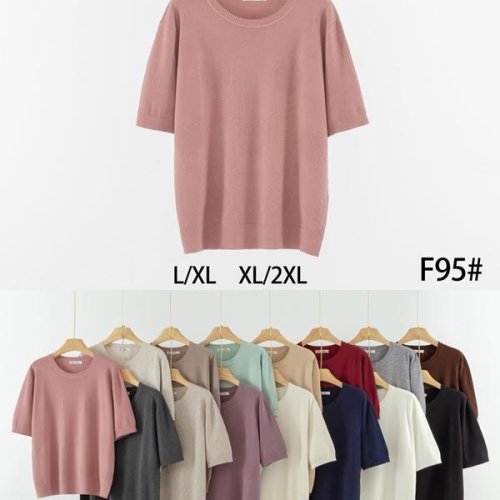 Свитер KissMe (L-2XL) F95 mix (деми) KissMe F95 mix