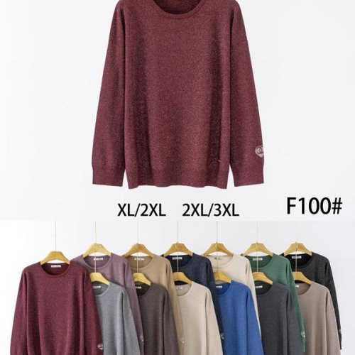 Свитер KissMe (XL-3XL) F100 mix (деми) KissMe F100 mix