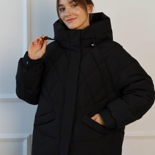 Куртка Monarlir (44-50) 635-1 black (зима) Monarlir 635-1 black