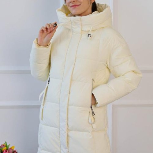 Куртка Monarlir (S-2XL) 851-24 milk (зима) Monarlir 851-24 milk