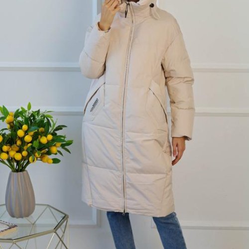 Куртка Monarlir (S-2XL) 895-12 beige (зима) Monarlir 895-12 beige