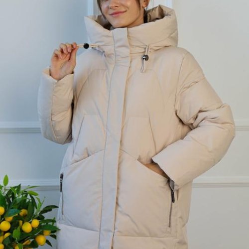 Куртка Monarlir (50-60) 910-12 beige (зима) Monarlir 910-12 beige