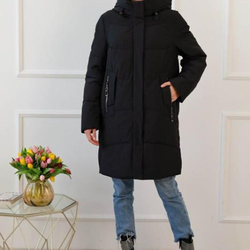 Куртка Monarlir (48-58) 919-1 black (зима) Monarlir 919-1 black