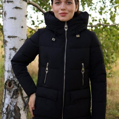 Куртка Monarlir (S-2XL) 1101-10 black (зима) Monarlir 1101-10 black