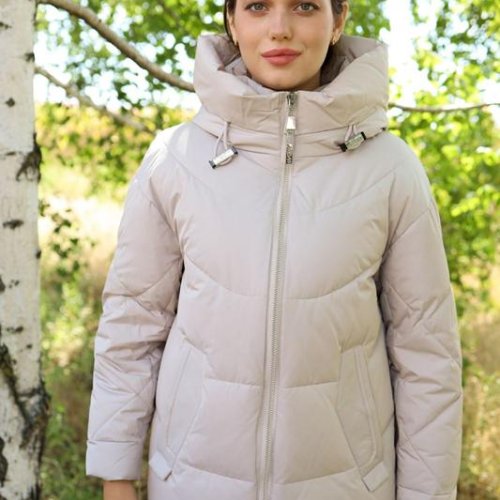 Куртка Monarlir (S-2XL) 1105-12 beige (зима) Monarlir 1105-12 beige