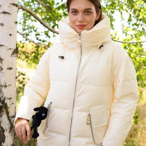 Куртка Monarlir (S-2XL) 1106-17 beige (зима) Monarlir 1106-17 beige
