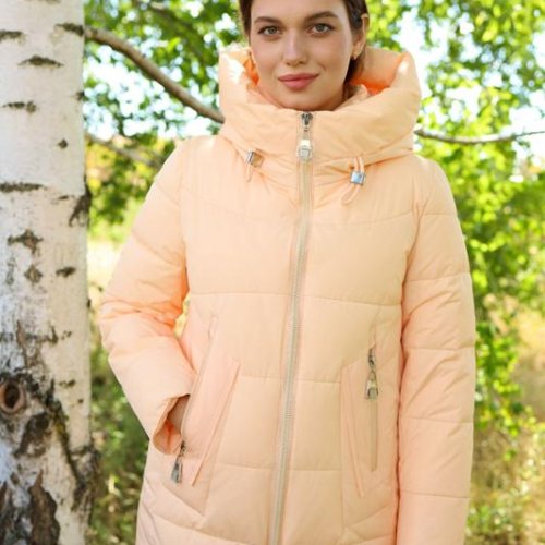 Куртка Monarlir (S-2XL) 1108-20 peach (зима) Monarlir 1108-20 peach