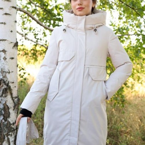 Куртка Monarlir (S-2XL) 508-19 beige (зима) Monarlir 508-19 beige
