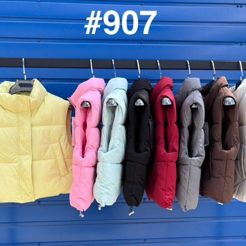 Жилетка Oukali (M-2XL) 907 red (деми) Oukali 907 red