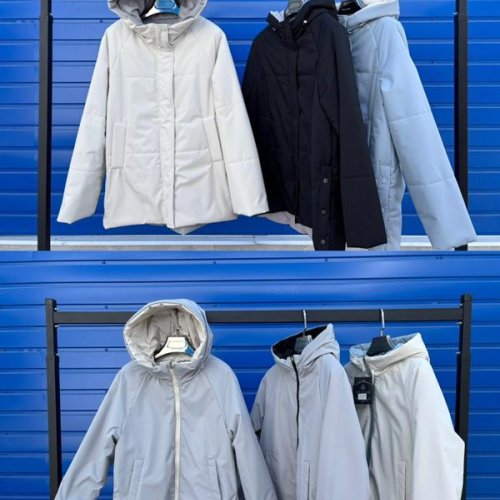 Куртка Oukali (50-58) 916 white (деми) Oukali 916 white