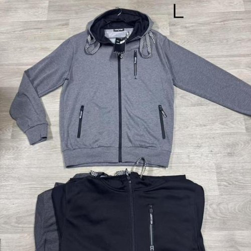 Кофта спорт Vanda (M-3XL) 2130A black (деми) Vanda 2130A black
