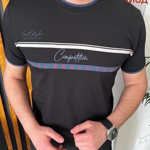 Футболка Надийка (2XL-5XL) 16 black (2XL-5XL) (лето) Надийка 16 black (2XL-5XL)