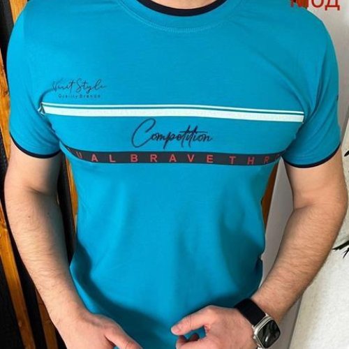 Футболка Надийка (2XL-5XL) 16 blue (2XL-5XL) (лето) Надийка 16 blue (2XL-5XL)