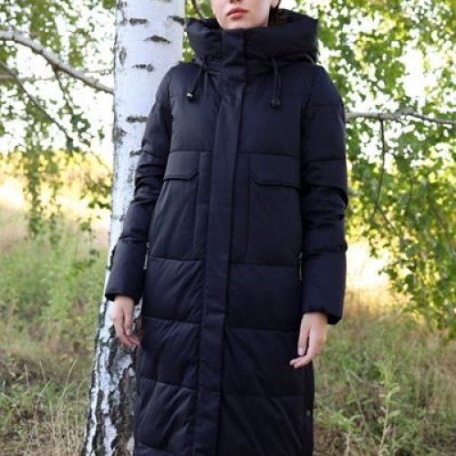 Пуховик Believe (S-2XL) 505-1 black (зима) Believe 505-1 black