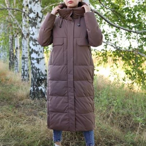 Пуховик Believe (S-2XL) 505-20 brown (зима) Believe 505-20 brown