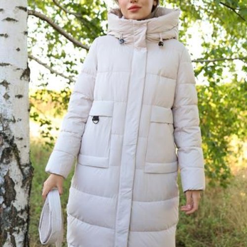 Пуховик Believe (S-2XL) 507-4 l.beige (зима) Believe 507-4 l.beige