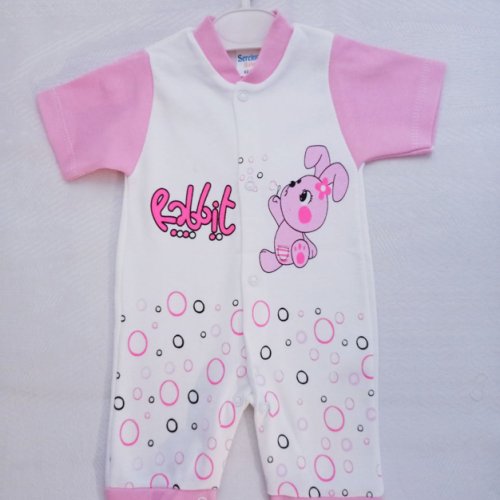 Костюм Malibu2 (62-74) 2151 white-pink (лето) Malibu2 2151 white-pink
