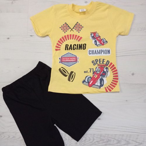 Костюм Malibu2 (3-6) 1250 yellow-black (лето) Malibu2 1250 yellow-black