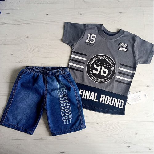 Костюм Malibu2 (5-8) 1253 grey-navy (лето) Malibu2 1253 grey-navy