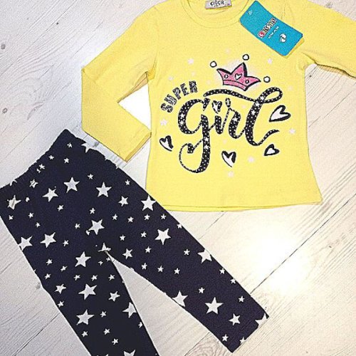 Костюм Malibu2 (2-5) 1237 yellow-black (деми) Malibu2 1237 yellow-black