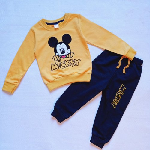 Костюм спорт Malibu2 (1-4) 11156 yellow-navy (деми) Malibu2 11156 yellow-navy