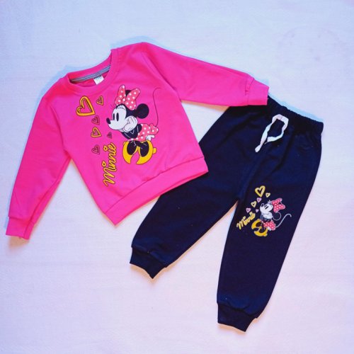 Костюм спорт Malibu2 (1-4) 11156 pink-navy (деми) Malibu2 11156 pink-navy