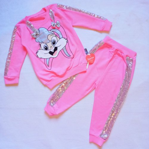 Костюм спорт Malibu2 (2-5) 5768 pink (деми) Malibu2 5768 pink