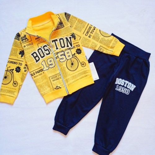 Костюм спорт Malibu2 (3-6) 307 yellow-navy (деми) Malibu2 307 yellow-navy